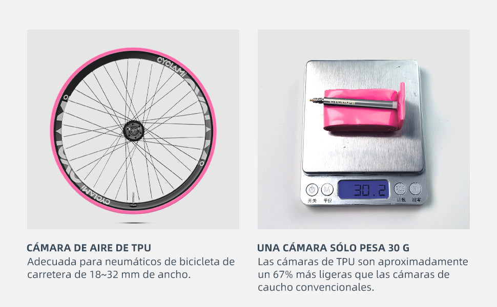 TPU CAMARA DE AIRE ROAD CYCLAMI